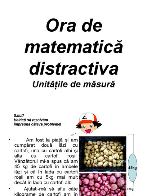 Pdf Proiect Educational Planse Ora De Mate Distractiva Unitati De