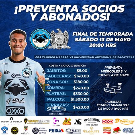 Club Deportivo Y Social Tampico Madero On Twitter Preventa Socios Y