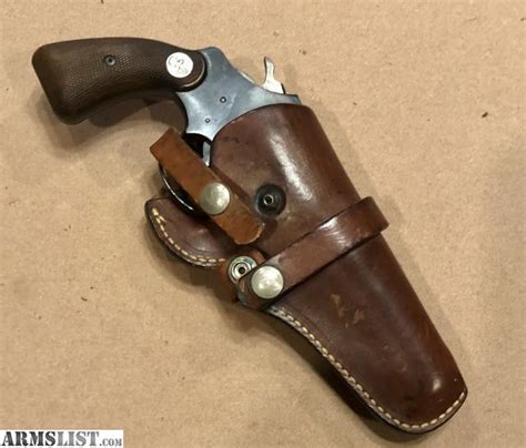 Armslist For Sale Trade Colt Police Positive 4” 38 Special 1959 W Period Leather Holster