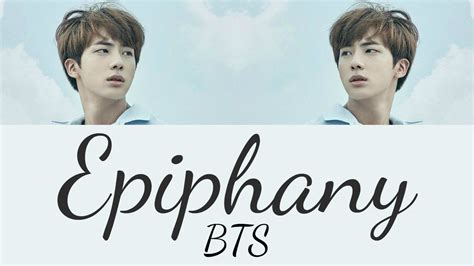 BTS Jin Intro Epiphany Hang Rom Eng Lyrics YouTube