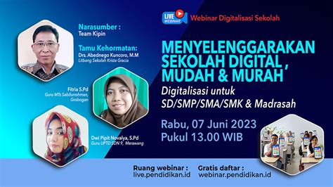 Daftar Webinar Nasional Untuk Guru Sekolah Dan Orang Tua Gratis Sebagai Bahan Referensi Untuk