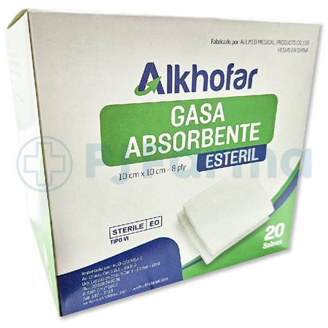 Gasa Est Ril X Alkhofar Caja X Sobres Pj Farma