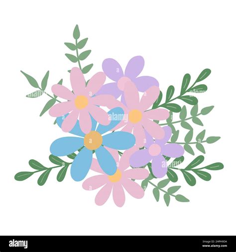 Pastel Flower Clipart