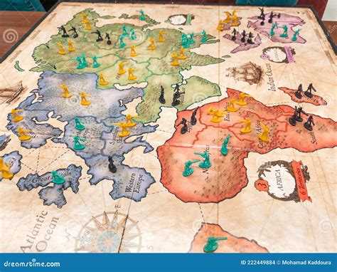 Risk Board Game Map