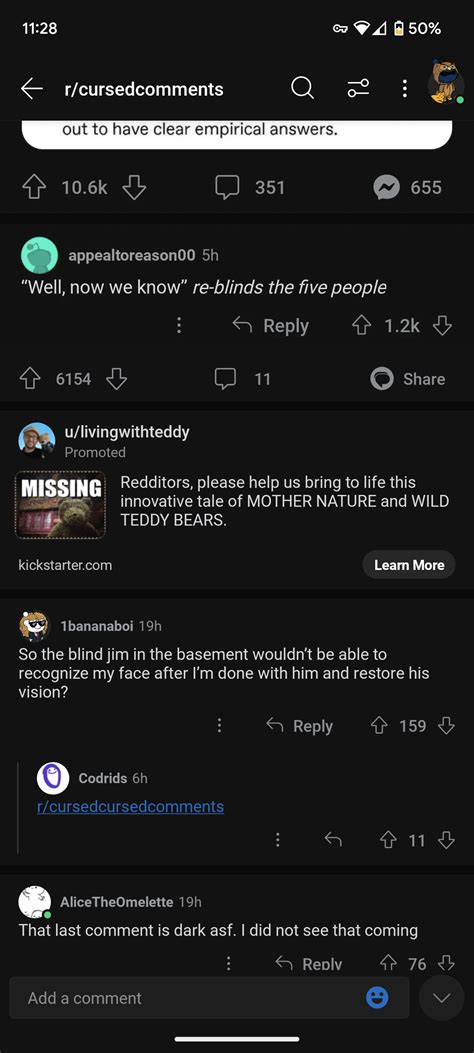 Truly Cursed Comments