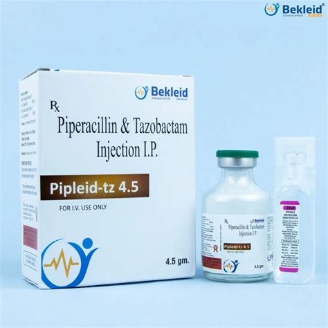 Pipleid Tz 4 5 Piperacillin 4gm Tazobactam 500mg Injection 4 5 Gm