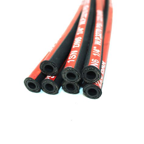 Sae R At High Pressure Hydraulic Hose Wire Braided Rubber Hose