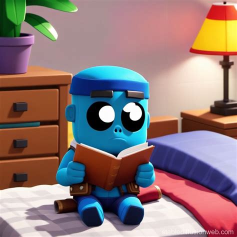 Brawl Stars' Collet Reading a Diary | Stable Diffusion Online