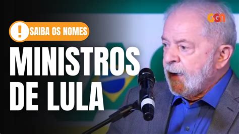 Os 5 Primeiros Ministros De Lula Youtube