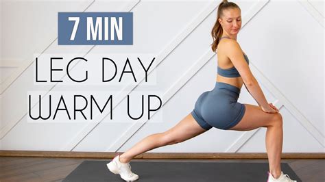 LEG DAY WARM UP ROUTINE Dynamic Stretching Hip Openers Glute