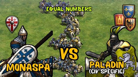 Elite Monaspa Paladin Civ Specific AoE II DE YouTube