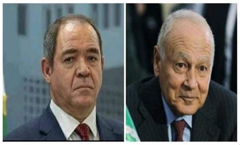 R Union De La Ligue Arabe Sur El Qods Entretien Boukadoum Abou El Gheit