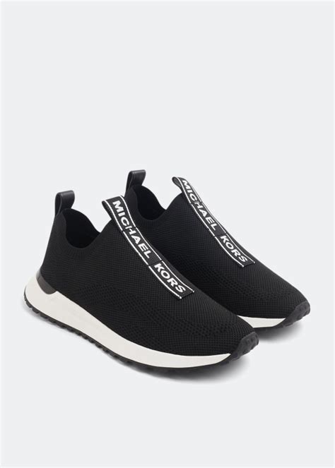 Michael Kors Miles Slip On Sneakers For Men Black In Uae Level Shoes