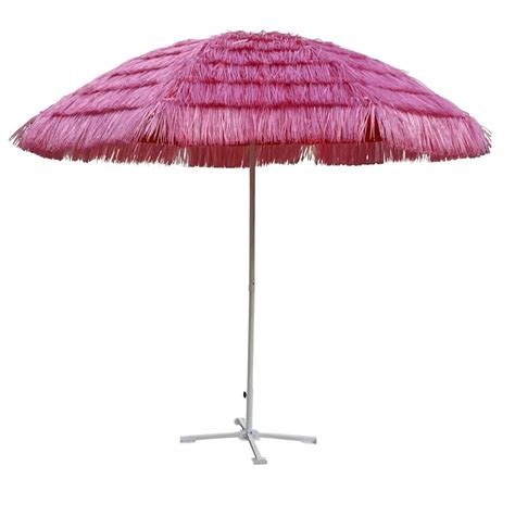 9 Feet Steel Rbis Grass Parasol Umbrella Outdoor Straw Umbrella View