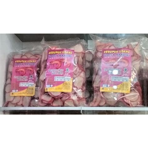 Jual Kerupuk Udang Karya Mandiri Kerupuk Udang Asli Oleh Oleh Khas