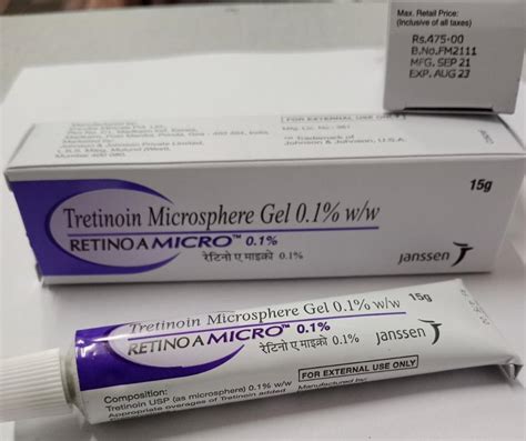 Retino A Micro Gel Tretinoin Microsphere Gel For Skin