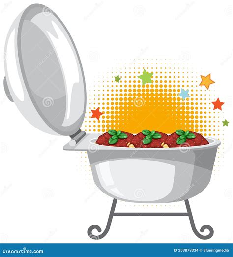 Buffet Catering Food Concept Stock Vector - Illustration of object ...