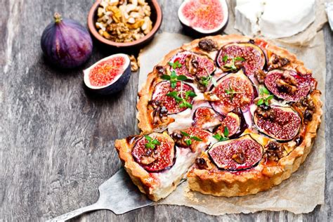 Tarte aux figues et fromage de chèvre La Recette