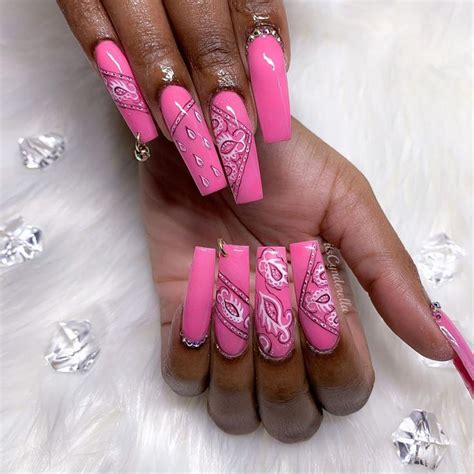 Long Square Acrylic Nails Pink Acrylic Nails Fancy Nails Pretty