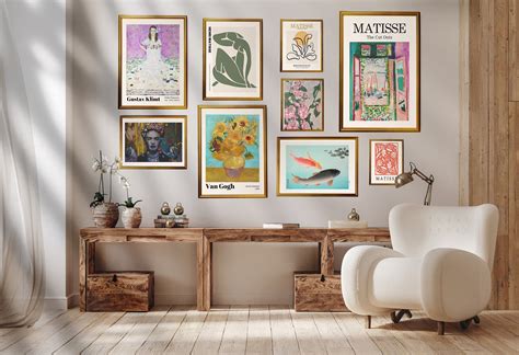 Set Of 9 Vintage Eclectic Print Eclectic Wall Etsy Eclectic Gallery Wall Art Gallery Wall