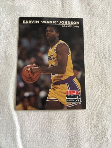 Skybox Usa Basketball Ervin Magic Johnson Ebay