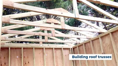 How To Install Shed Roof Trusses