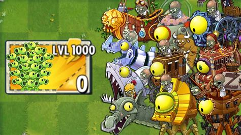 Pvz 2 Every Plant Level 1000 Power Up In Plants Vs Zombies 2 Youtube