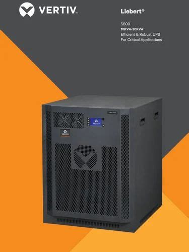 Vertiv Liebert Super 600 10 20 Kva Ups At Rs 260000 Online Ups In Pune Id 23750088255