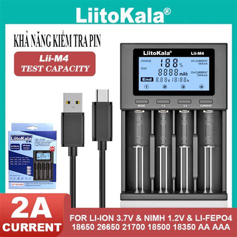 Liitokala Engineer Lii M B S C Pin V Test Pin A N Ng Th Ng Minh