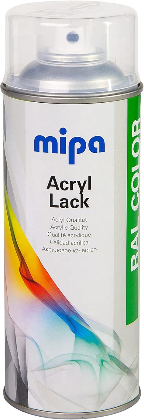 MIPA Lack Spray RAL 6018 Gelbgrün 400 ml Lackversand Amazon de Baumarkt