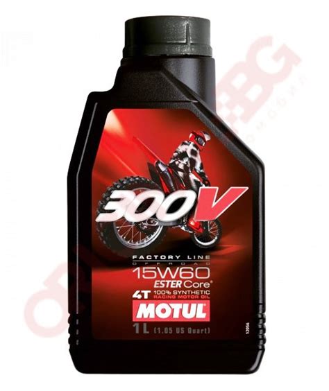Моторно масло【 Motul 300 V OFF Road 15W60 1L 】 | Original.bg