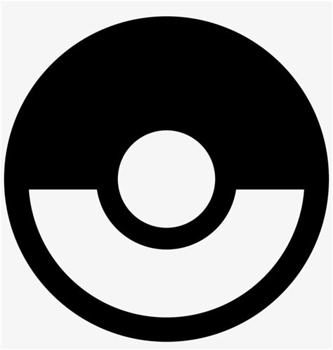 Png Pokeball Picture Transparent Library Pokemon Logo Png Black PNG