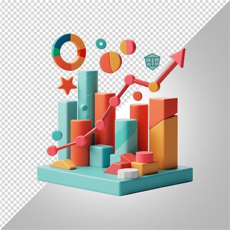 Premium Psd Analytics D Icon