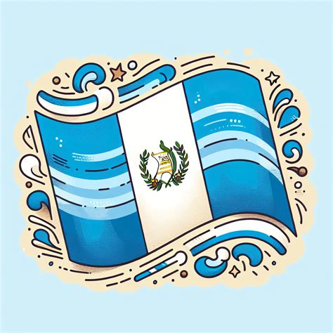 7 Dibujos Estilo Aesthetic De La Bandera De Guatemala In 2024 El