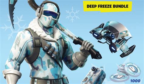 Deep Freeze Bundle Is Already Available For Some Fortnite Players Dot Esports