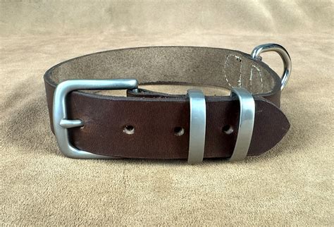 Dog Collar Full Grain Double Butt Largexl Henry Eckert Australia