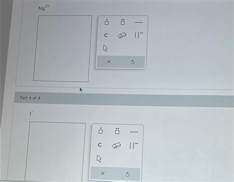 Solved Mg2draw The Lewis Dot Structure Ions