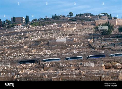 The Ancient Jewish Cemetery on Mount of Olives, Jerusalem Stock Photo - Alamy