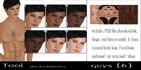 Second Life Marketplace Tool Dev Guys Skin Maker Template Resource