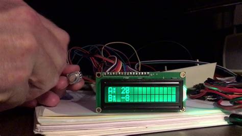 Arduino Rotary Encoders Lcd Youtube