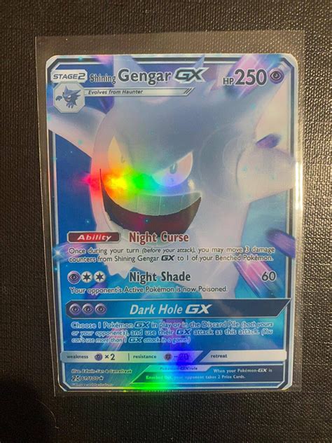 Gengar Gx Shiny Charizard Gx Ex Vmax V Pok Mon Card Orica Holographic