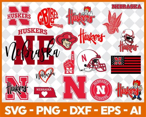 Nebraska Huskers svg - Nebraska Huskers logo NCAA Football Svg/Digital ...