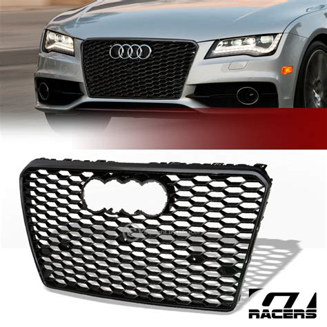 Audi A S C Black Rs Sport Honeycomb Mesh Front Bumper