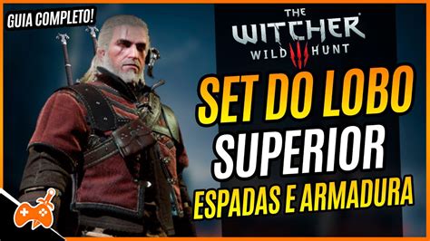 SET ESCOLA do LOBO SUPERIOR ARMADURA e ESPADAS LOCALIZAÇÃO DICAS p