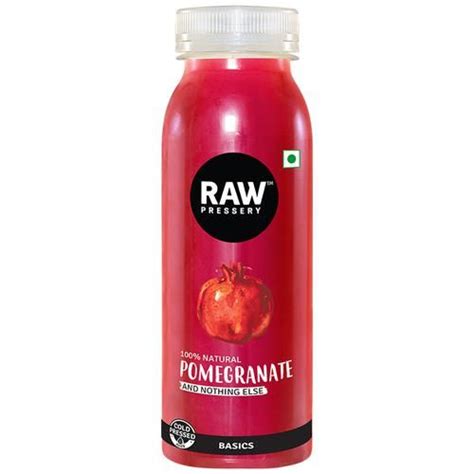 Buy Raw Pressery 100 Natural Cold Pressed Juice Pomegranate Online