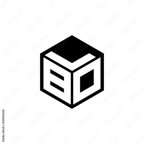 Bdl Letter Logo Design With White Background In Illustrator Cube Logo