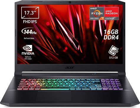 Acer Nitro 5 AN517 41 R9G5 Notebook Gaming Processore AMD Ryzen 7