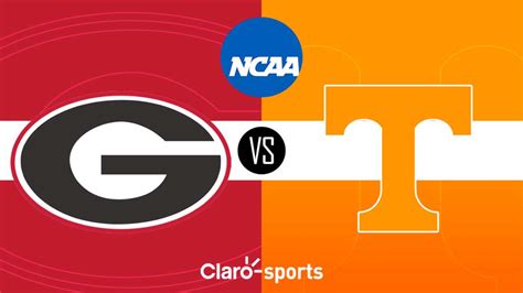 Georgia vs Tennessee NCAA Fútbol Americano Colegial en vivo ClaroSports