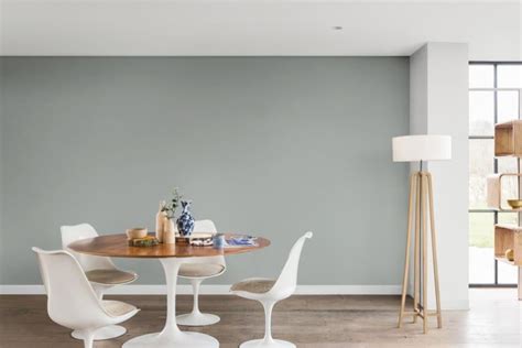 Peinture Gris Alpaga Mur Boiserie Cr Me De Couleur Dulux Valentine