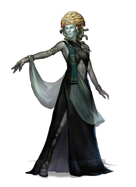 Medusa Sorcerer Pathfinder PFRPG DND D D 3 5 5E 5th Ed D20 Fantasy